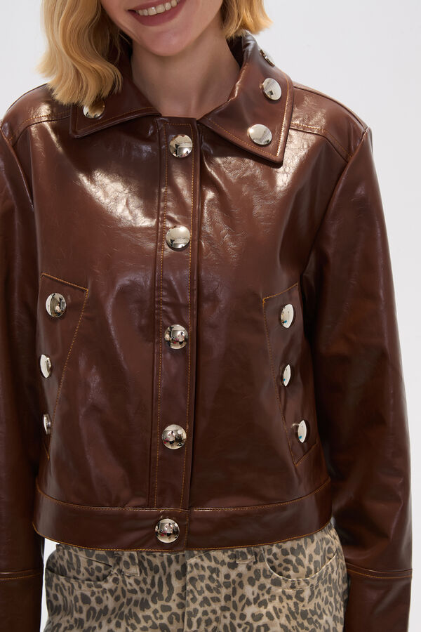 CHAQUETA GRENE MARRON image number null