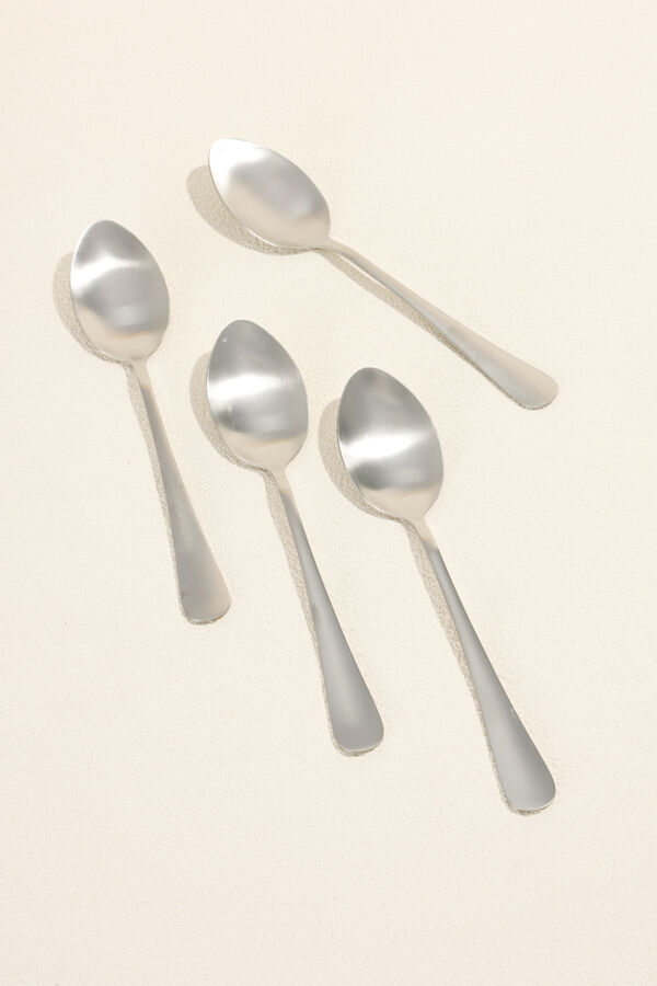 Cuchara Olivo Set 4 un. Plateado COLOR UNICO