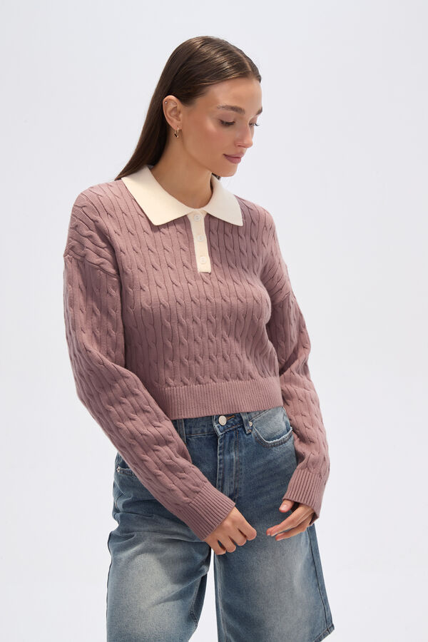 SWEATER LAPAN TAUPE / MINK / VISON image number null