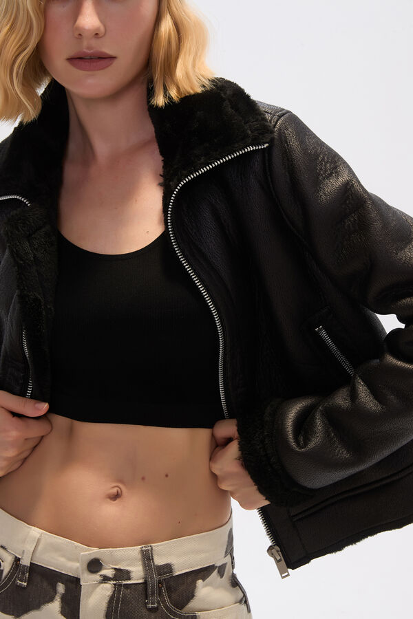 CAMPERA CHATINE NEGRO image number null