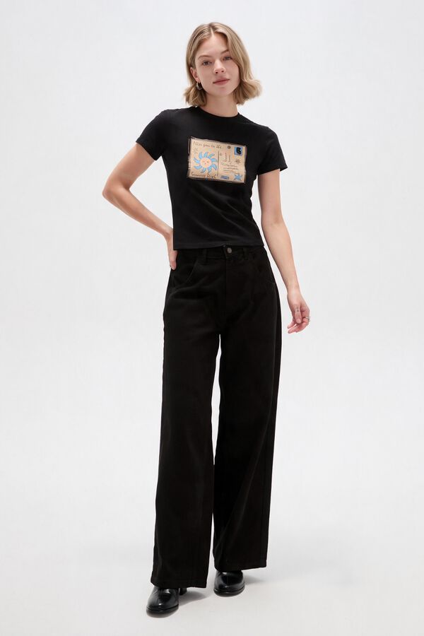 PANTALON RAKU 70607 NEGRO image number null