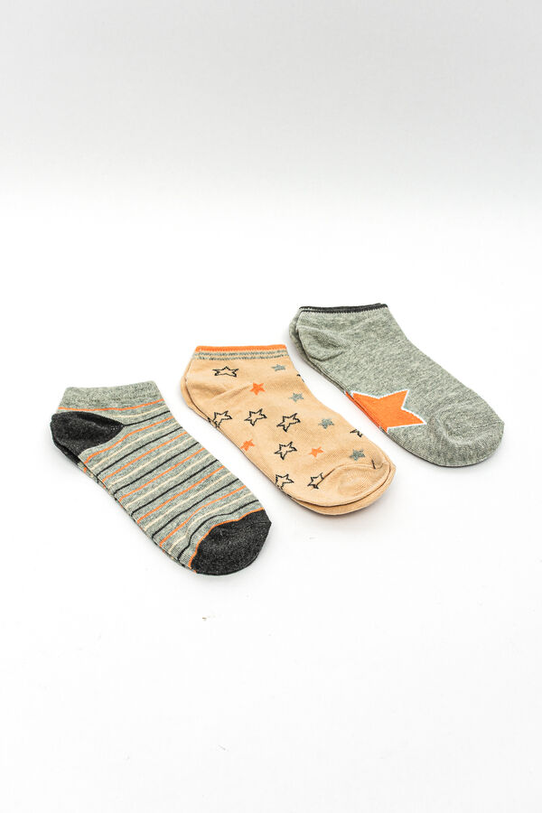 Medias Ankle Ayes, Pack x 3 COLOR UNICO image number null