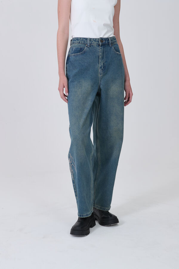 PANTALON QUARISE AZUL GRISACEO image number null