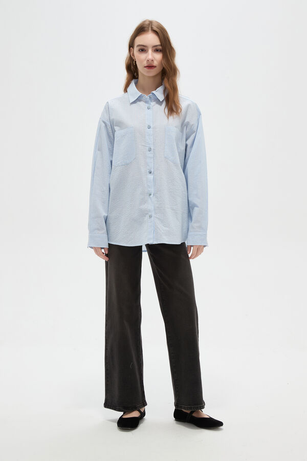 CAMISA ENIREA CELESTE CLARO image number null