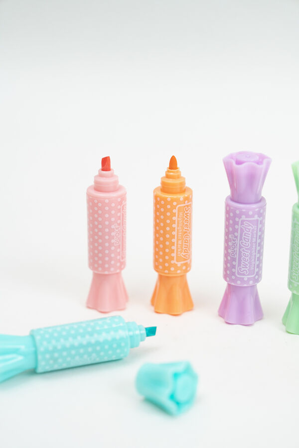 Resaltador Candy, 6 pcs COLOR UNICO image number null