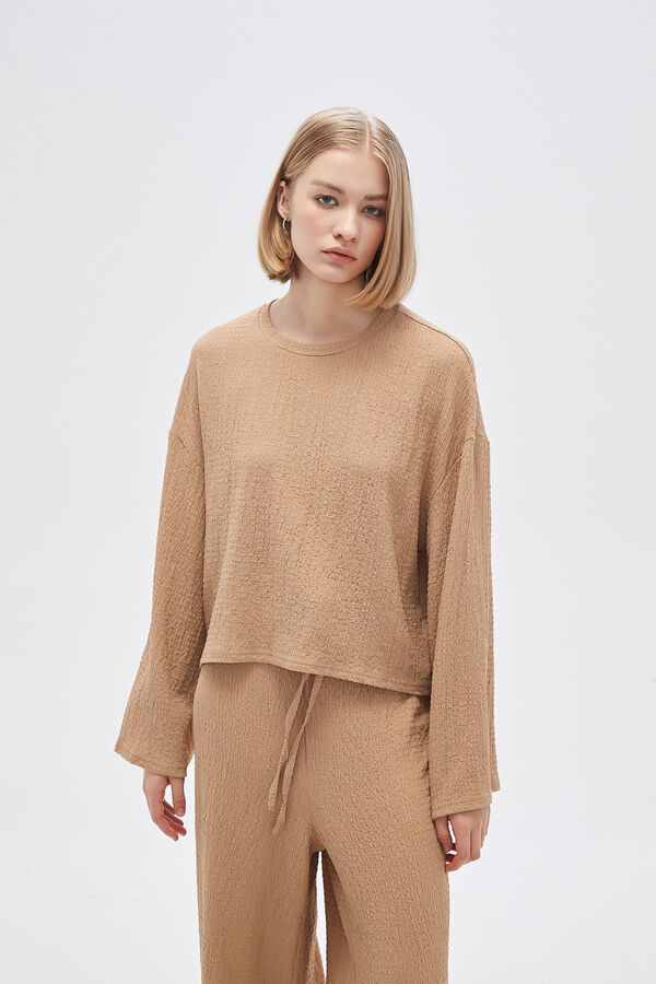 TOPS RELE BEIGE OSCURO image number null