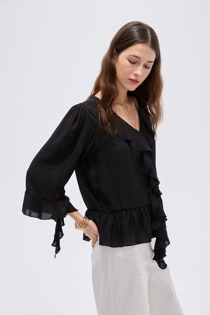 BLUSA KALMER 70607 NEGRO image number null