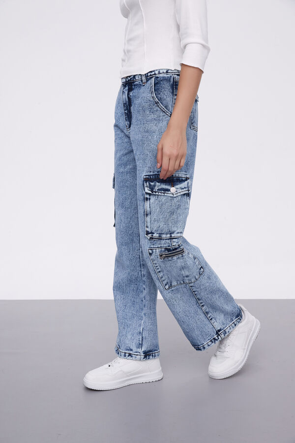 PANTALON SASH AZUL CLARO