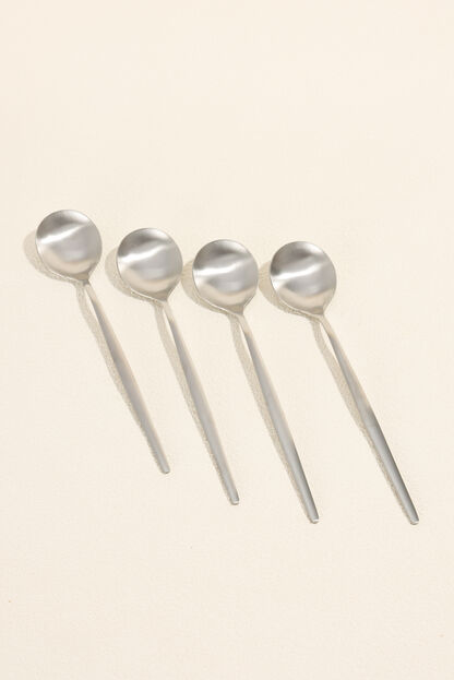 Cuchara Fiordo, Set 4 un. plateado COLOR UNICO image number null