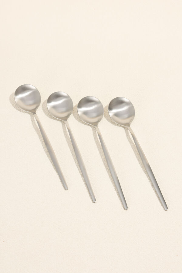 Cuchara Fiordo, Set 4 un. plateado COLOR UNICO image number null