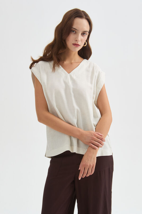 BLUSA ZOMIRA 70607 ARENA MELANGE image number null
