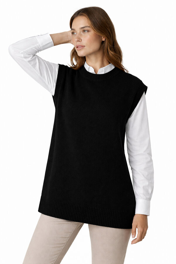 CHALECO RELORA NEGRO image number null