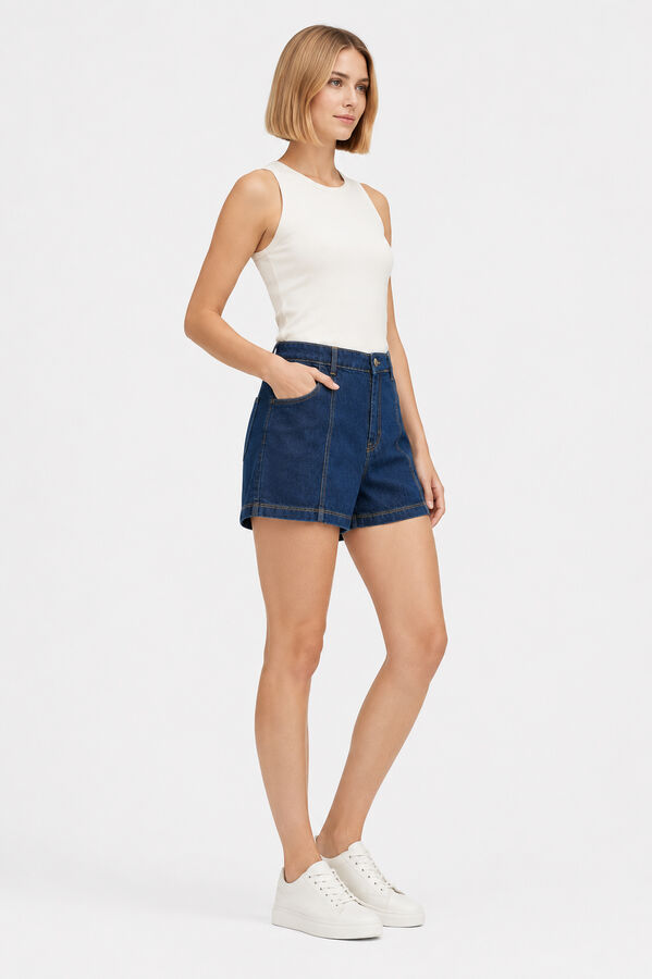SHORT MOSAR 70809 AZUL INDIGO image number null