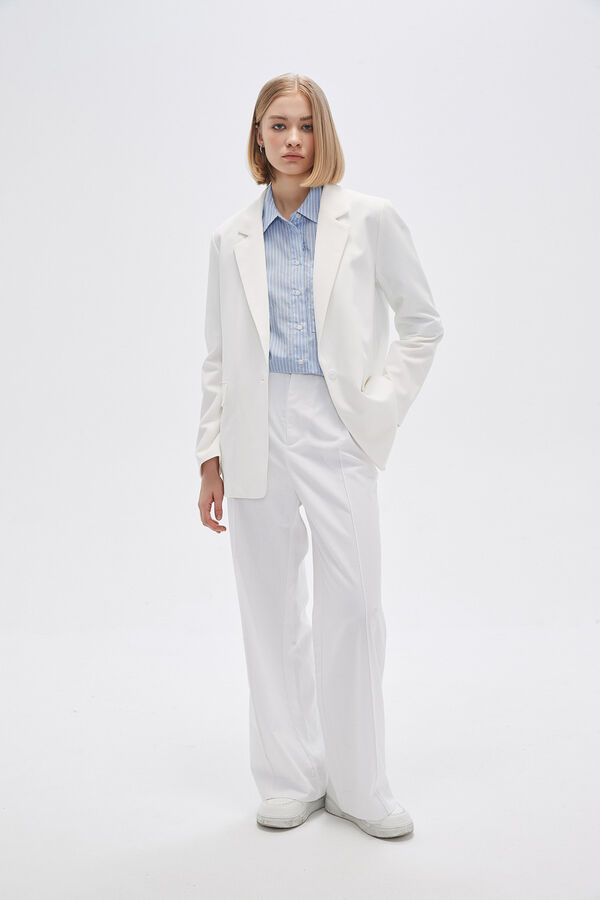 BLAZER ABELLA MARFIL  / OFF WHITE image number null