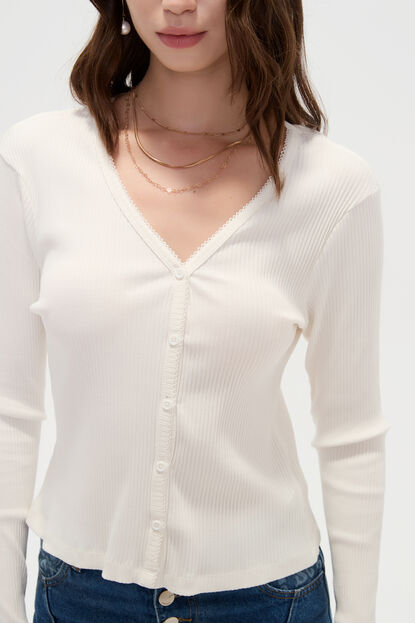 REMERA IRVETH MARFIL  / OFF WHITE image number null