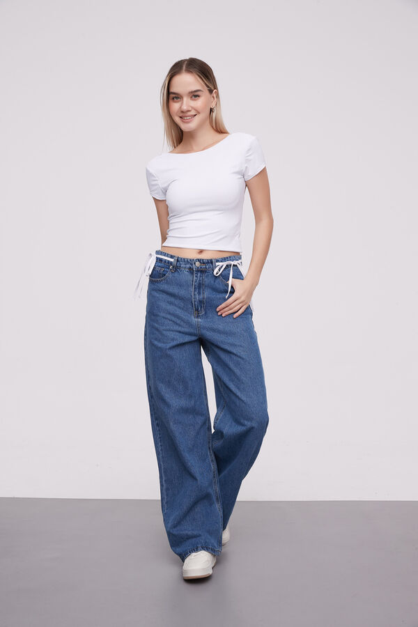 PANTALON ISANGI AZUL MEDIO image number null