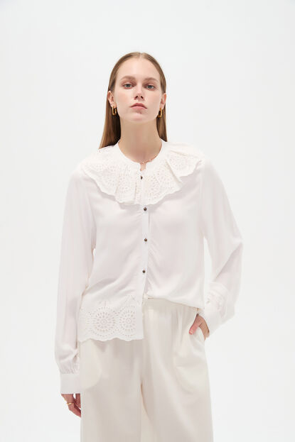 CAMISA GRISEN 70607 MARFIL  / OFF WHITE image number null