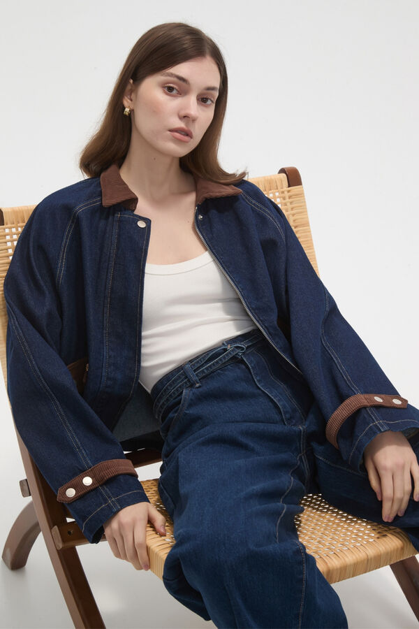 CAMPERA COZI AZUL OSCURO image number null