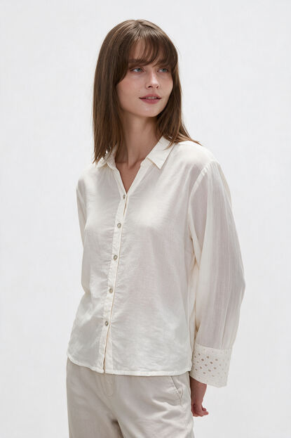 CAMISA WIAS 70809 MARFIL  / OFF WHITE image number null