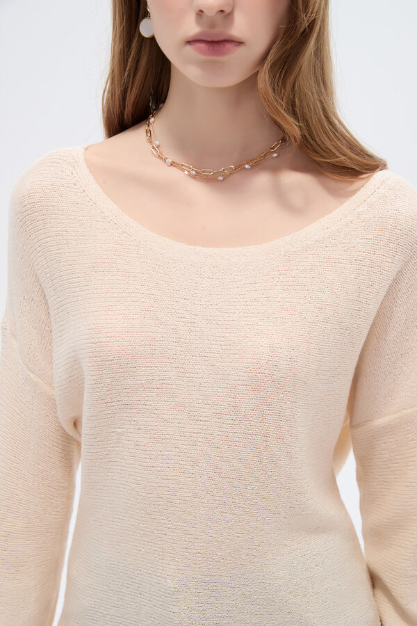 SWEATER SERENITE 70607 CRUDO / NATURAL image number null