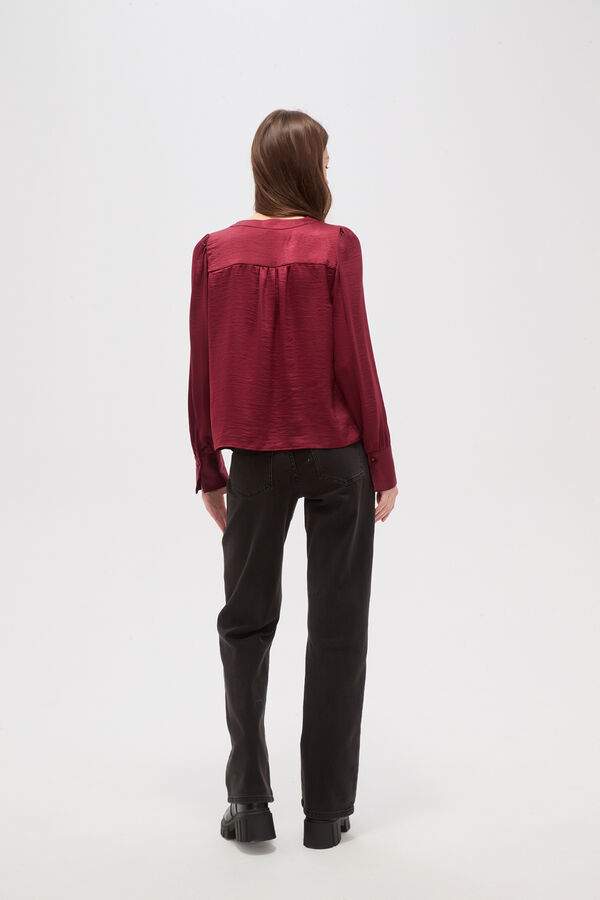 CAMISA SENIA BORDEAUX image number null