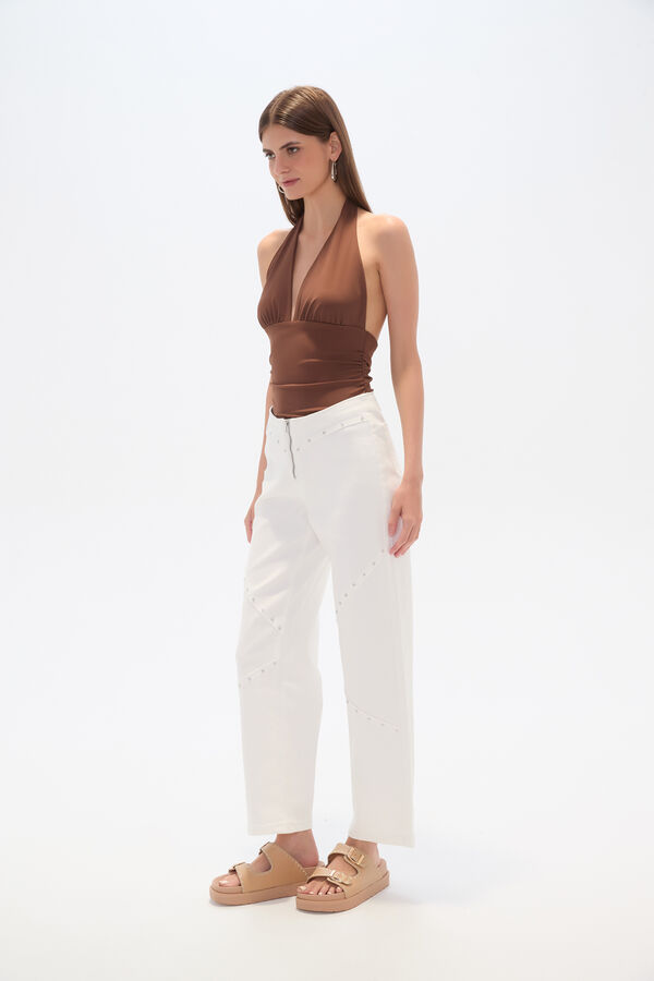 PANTALON BAICERE MARFIL  / OFF WHITE image number null