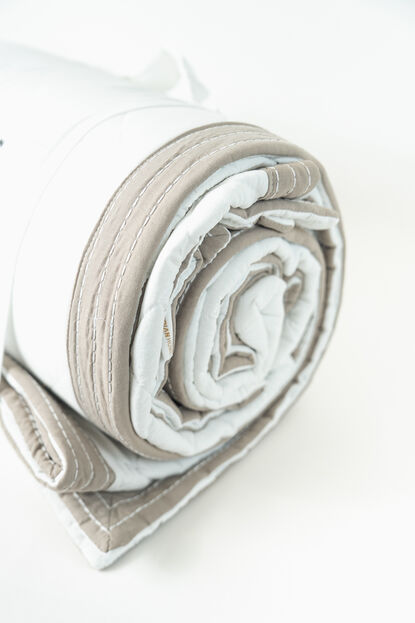 Cubrecama 2 Plazas Queen Microfibra WASHED BLANCO image number null