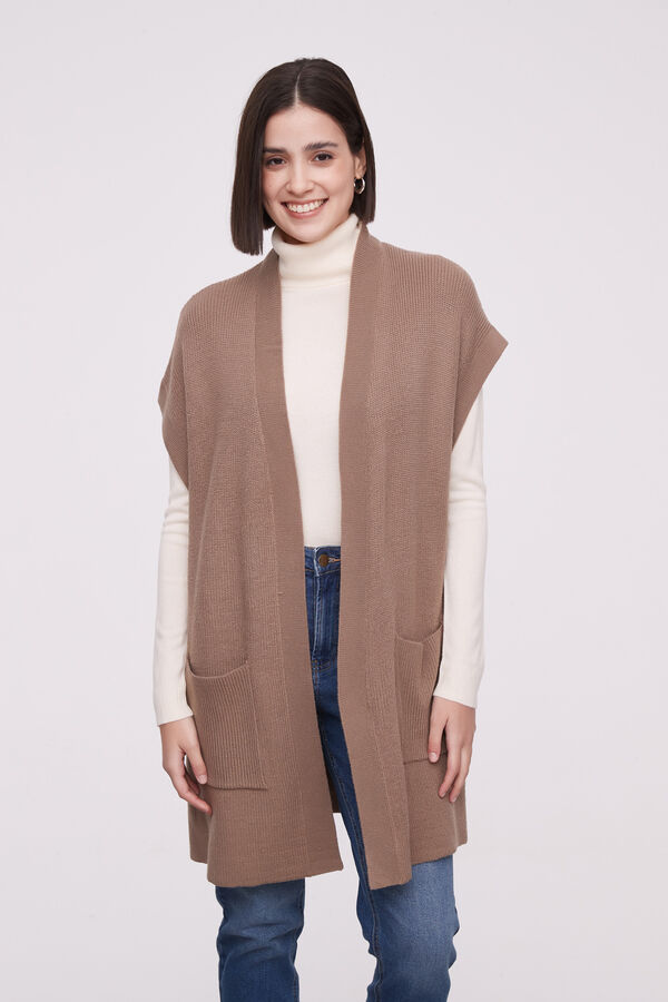 SACO ALBAIDA TAUPE / MINK / VISON image number null