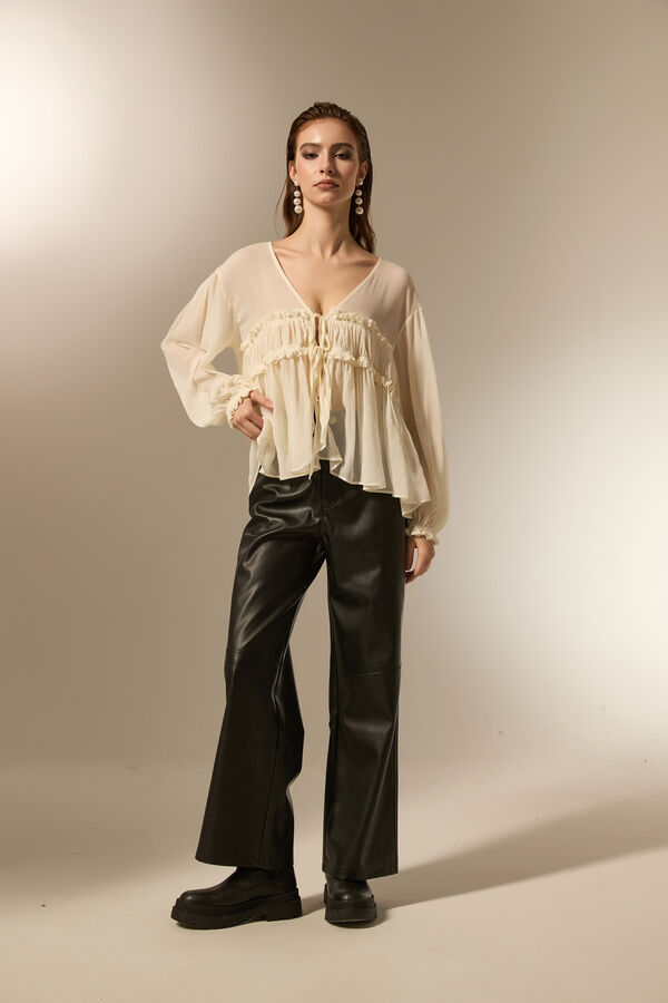BLUSA CELIN CRUDO / NATURAL image number null