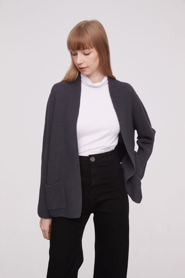 SACO LAMO GRIS TOPO image number null