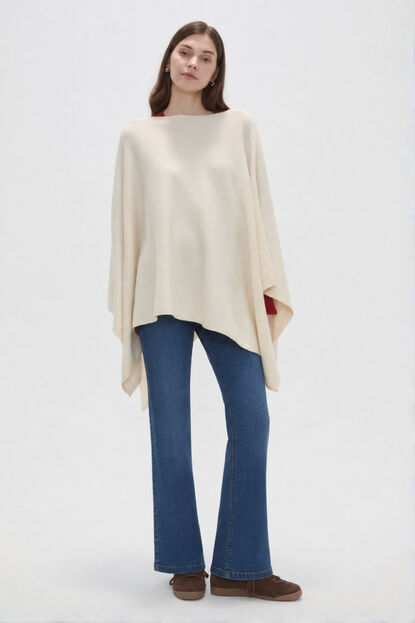 PONCHO SYLVA CRUDO / NATURAL image number null