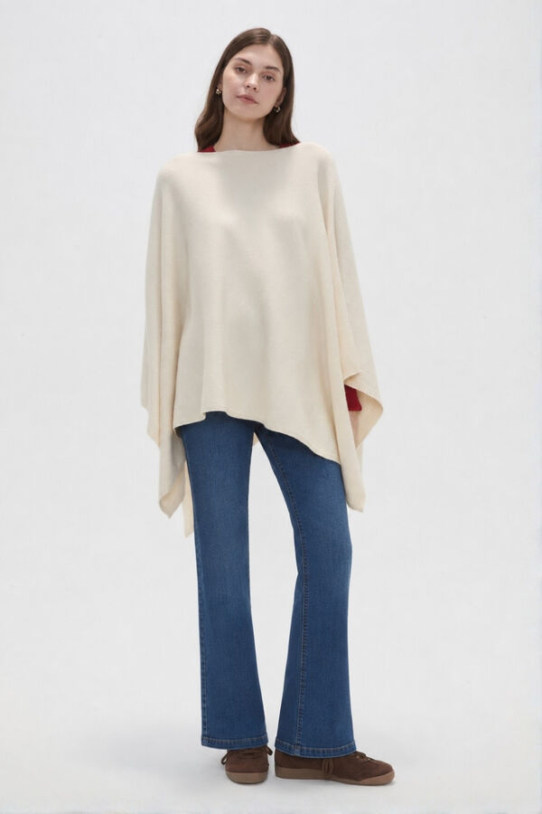 PONCHO SYLVA CRUDO / NATURAL image number null
