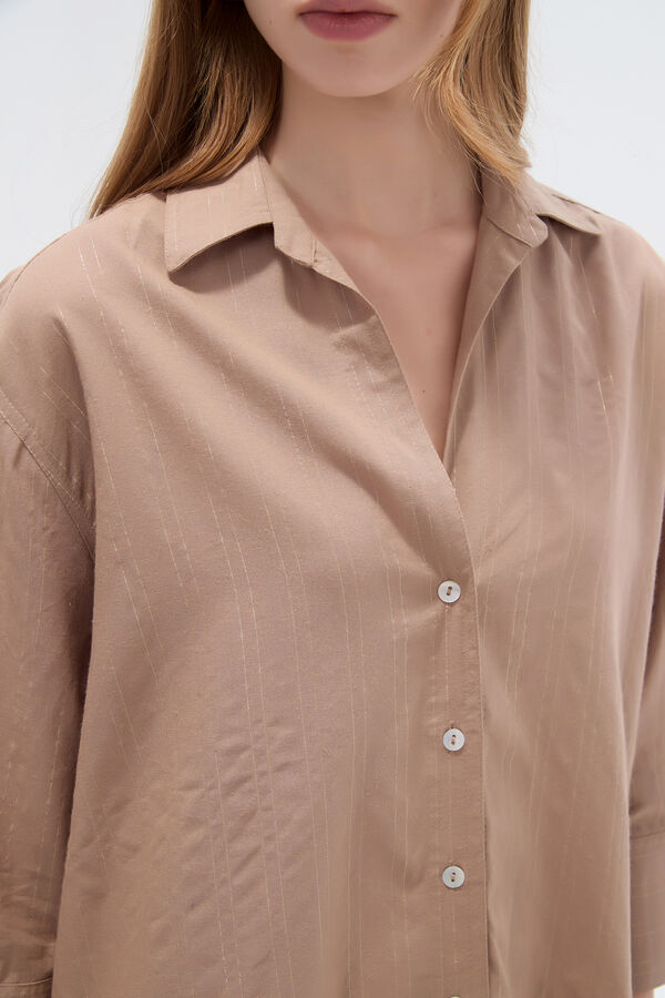 CAMISA RUMO 70607 TAUPE CLARO image number null