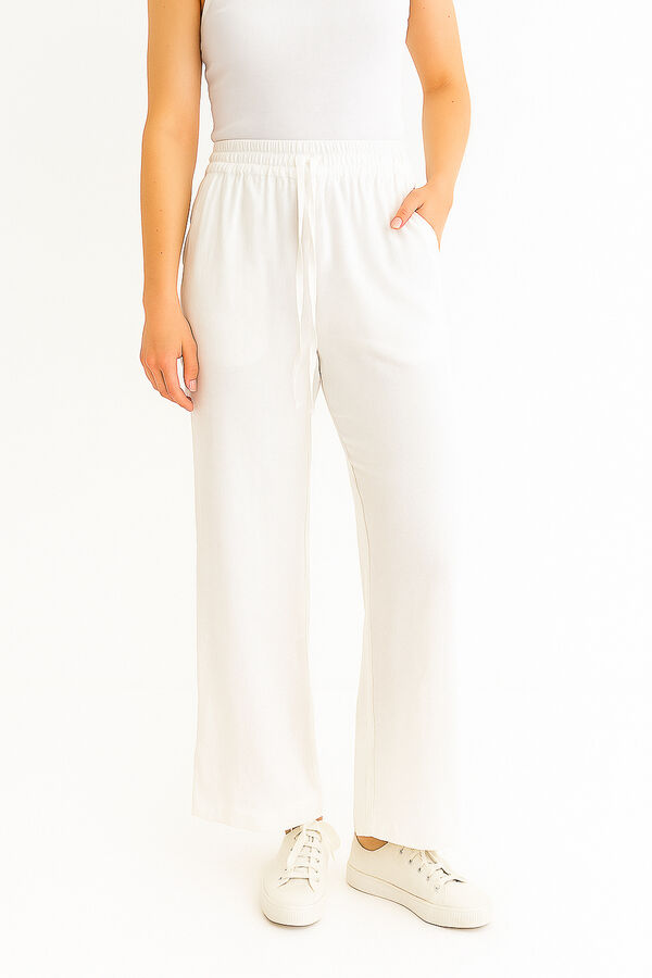 PANTALON LORIZO MARFIL  / OFF WHITE image number null