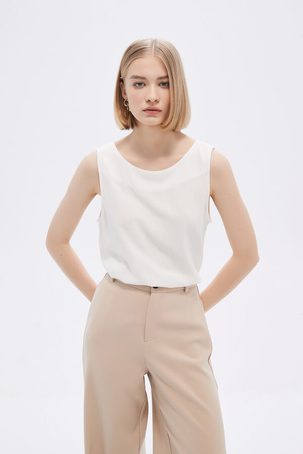 MUSCULOSA PEDER MARFIL  / OFF WHITE image number null