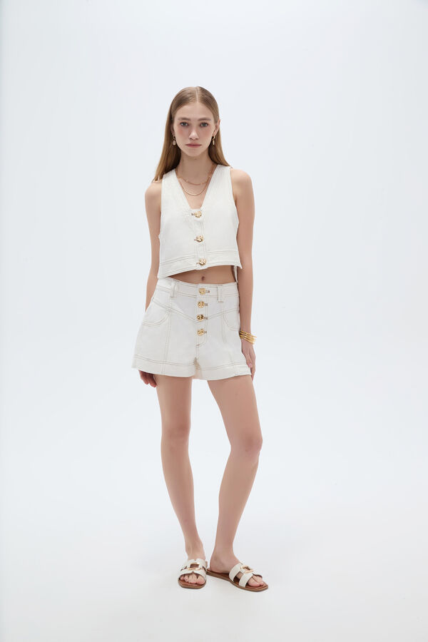 SHORT JARIN 70809 BLANCO image number null