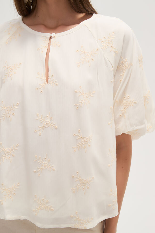 BLUSA JACINTE CRUDO / NATURAL image number null