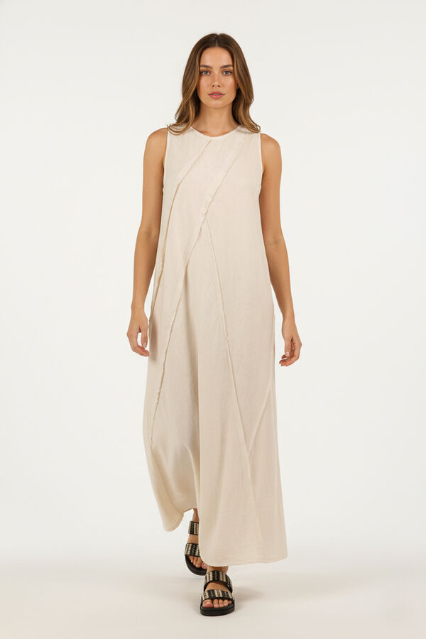 VESTIDO SAND CRUDO / NATURAL image number null