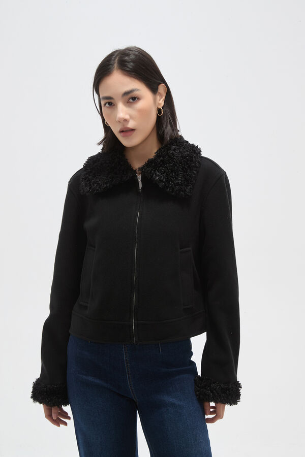 CAMPERA URVAL NEGRO image number null