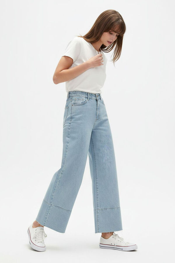 PANTALON PANO 70607 CELESTE GRISACEO image number null