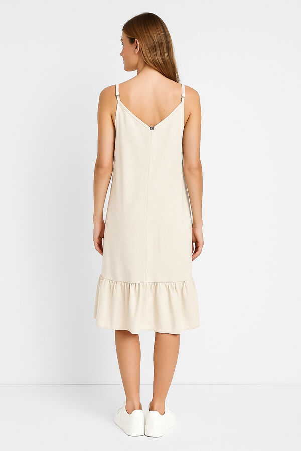 VESTIDO LAURENES CRUDO / NATURAL image number null