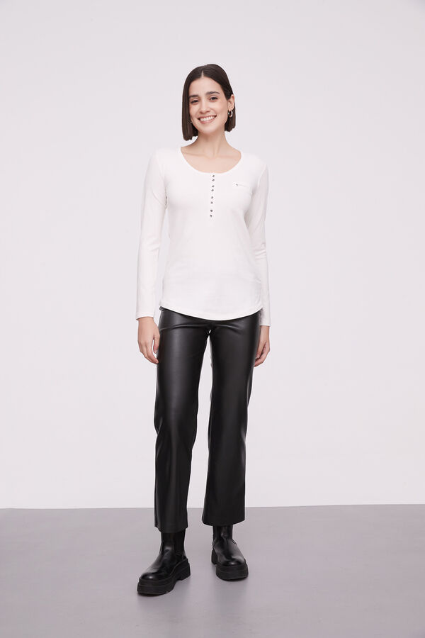 REMERA AMAN MARFIL  / OFF WHITE image number null
