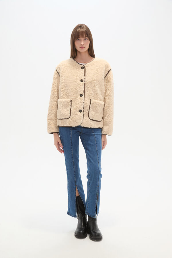 CAMPERA SELENIA BEIGE CLARO image number null