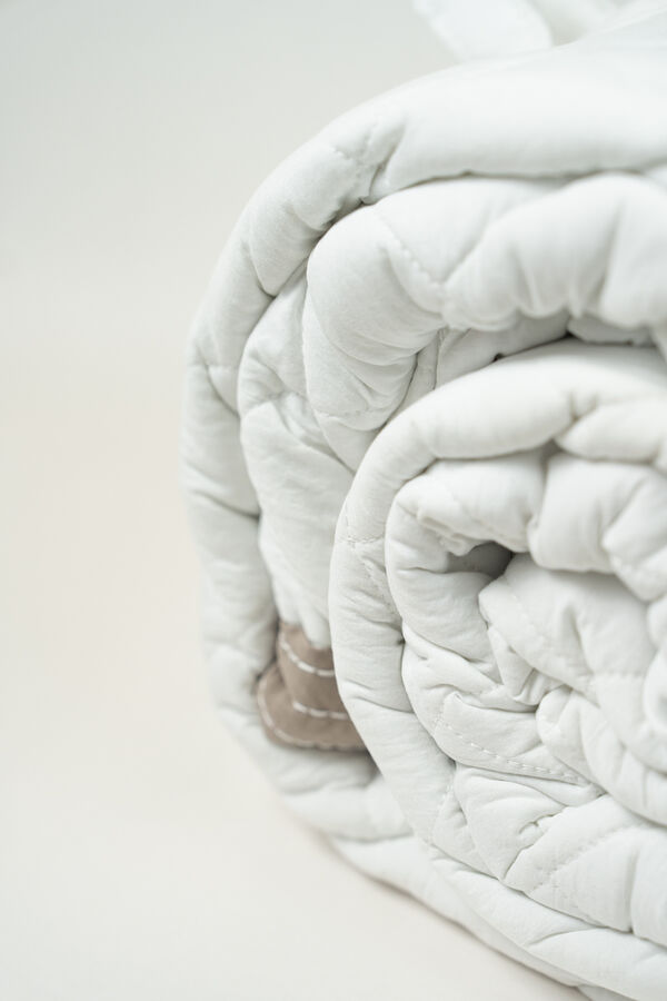 Cubrecama 2 Plazas King Microfibra WASHED BLANCO image number null