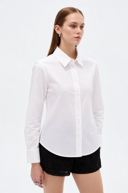 CAMISA RASAMA BLANCO image number null