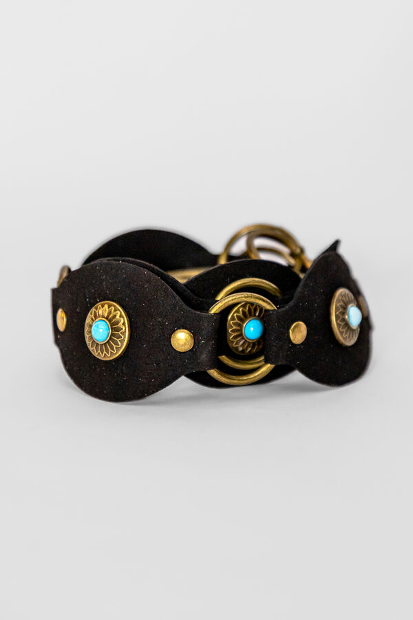 Cinturon Green Stone NEGRO image number null