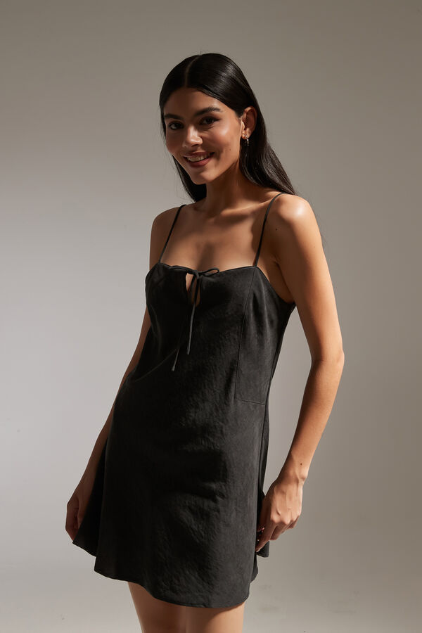 VESTIDO OPUNI NEGRO image number null