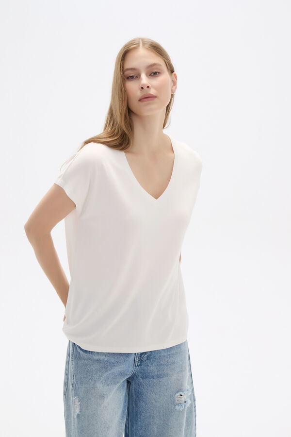 REMERA VENOM BLANCO image number null
