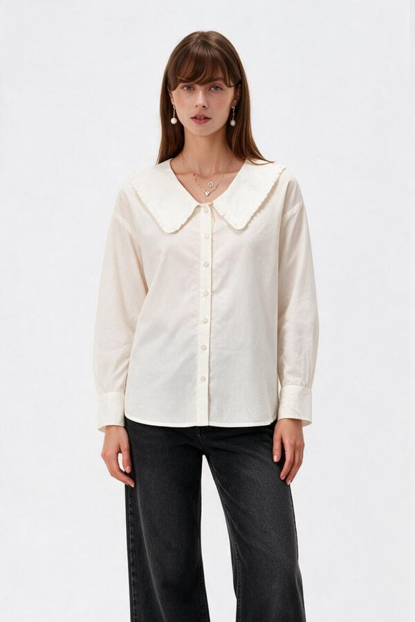 CAMISA LALOU BLANCO image number null