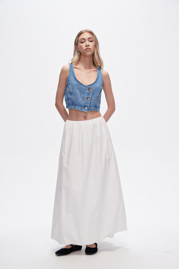FALDA POLINE MARFIL / OFF WHITE